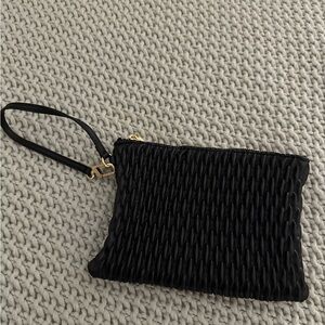 Elegant Black Wristlet Clutch